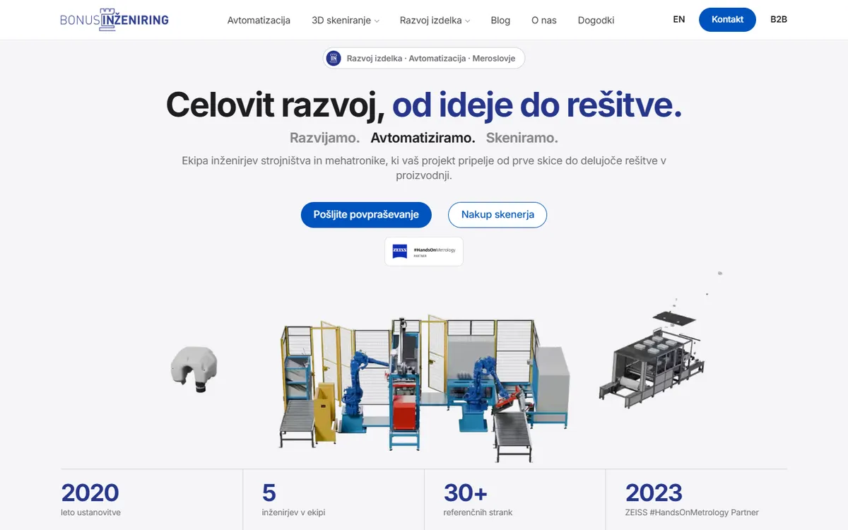 Bonus inženiring website